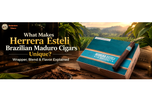 Herrera Esteli Brazilian Maduro cigars wrapper blend and flavor