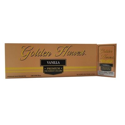 Golden Harvest Filtered Cigars Box