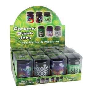 FUJIMA CERAMIC STORAGE JAR - Assorted Patterns