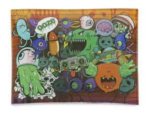 Ooze Rolling Tray - Shatter Resistant Glass - Monstrosity