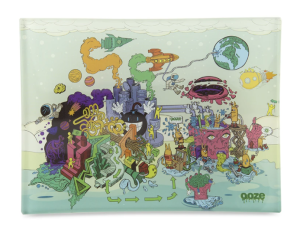 Ooze Rolling Tray - Shatter Resistant Glass - Imaginarium