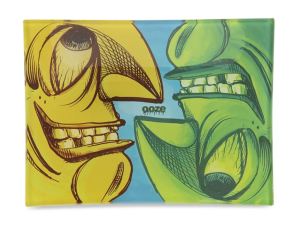 Ooze Rolling Tray - Shatter Resistant Glass - Face Off