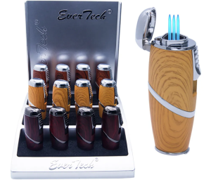 Ever Tech - M0382 Triple Torch with wooden design