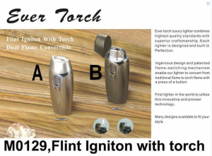 Ever Tech - M0129 Slim Convertible Flame with Flint ignition