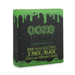 Ooze 650 Vape Battery - 5 Pack
