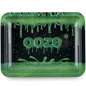 Ooze Rolling Tray - Metal - Ooze Logo