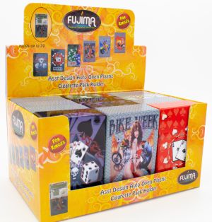 FUJIMA CARDS/GIRLS DESIGN PLASTIC CIGARETTE HOLDERS FOR KINGS (CH56)