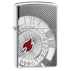 Zippo  Armor Poker Chip Design