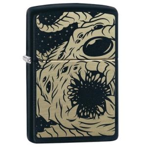 Zippo  Black Matte Apocalypse Monster Design