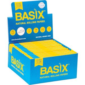 Basix Natural King Slim + Tips Rolling Papers