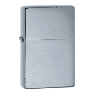 Zippo Brushed Chrome Vintage with Slashes