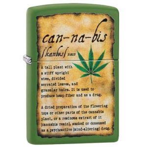 Zippo   Cannabis Design