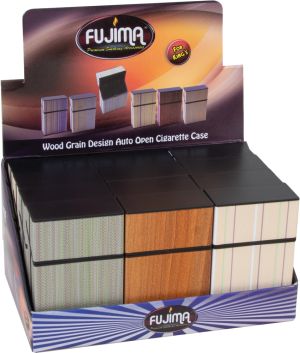 FUJIMA WOOD DESIGN CIGARETTE CASE FOR KINGS (CH131)
