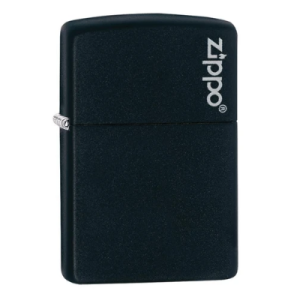 Zippo Classic Black Matte with Zippo Logo