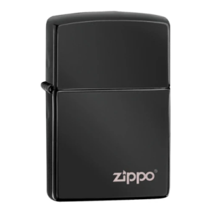 Zippo  Classic High Polish Black Zippo Logo