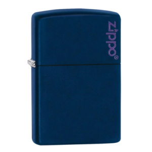 Zippo Classic Navy Matte Zippo Logo