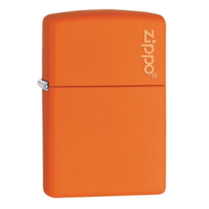 Zippo Classic Orange Matte Zippo Logo
