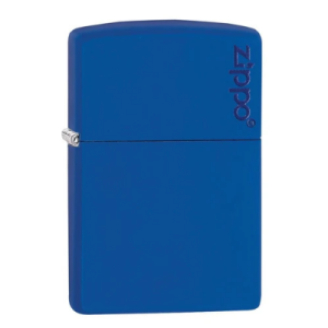 Zippo Classic Royal Blue Matte Zippo Logo