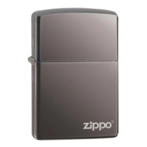 Zippo Classic Black Ice  Zippo Logo