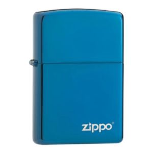 Zippo  Classic High Polish Blue Zippo Logo