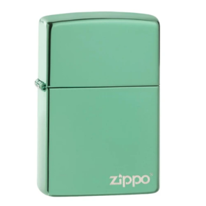 Zippo  Classic High Polish Green Zippo Logo