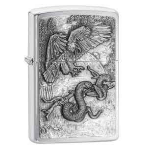 Zippo Eagle vs. Snake