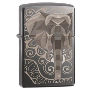 Zippo Elephant Fancy Fill Design