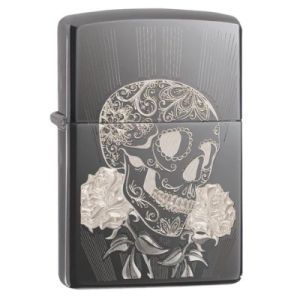 zippo  Fancy Skull Design