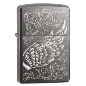 Zippo  Filigree Flame and Wing Design