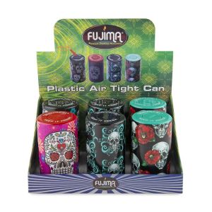 FUJIMA SKULL PLASTIC AIR TIGHT CAN (PSC3)