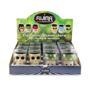 FUJIMA CERAMIC STORAGE JAR - Heads