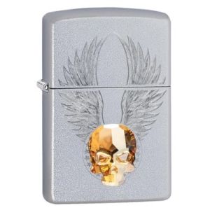 Zippo Gold Skull Design