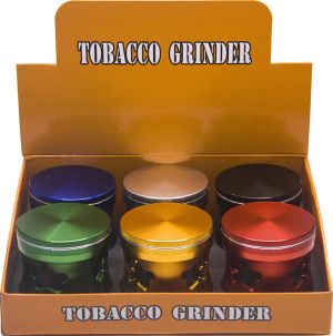 GR217 - 63mm Aluminum Grinder with Star-shaped Window
