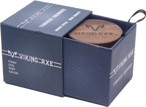 Viking Axe Grinder 63mm 4 Part Wooden Grinder w/ Aluminum Threading (GV026-63)
