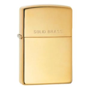 Zippo  High Polish Solid Brass