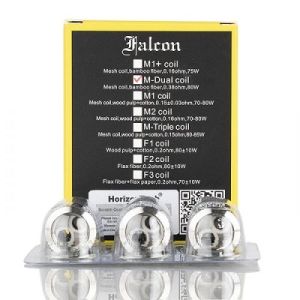 HorizonTech Falcon M Dual 0.38 Replacement Coils - 3Pack