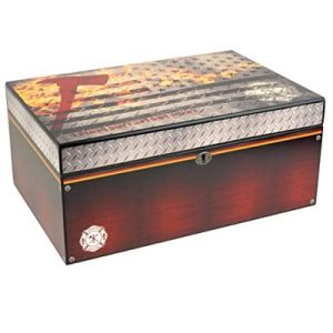 Desktop Humidor - Red Line FD by Humidor Supreme