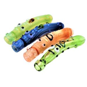 Rick and Morty Pickle Chillum Pipe