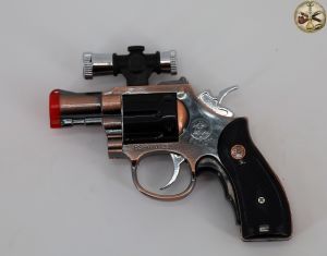 Generic - Gun Design Lighter With laser Pointer