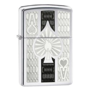 Zippo Intricate Spade Design