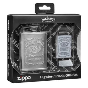 Zippo  Jack Daniel's Flask & Lighter Gift Set