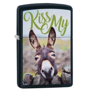 Zippo  Kiss My Donkey Design