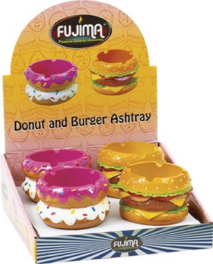 FUJIMA DONUT AND BURGER ASHTRAY (LT403)