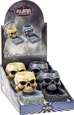 FUJIMA R.I.P. SKULL ASHTRAY (LT406)