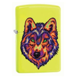 Zippo  Neon Wolf