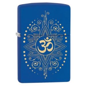 Zippo Ohm Royal Blue Matte Design