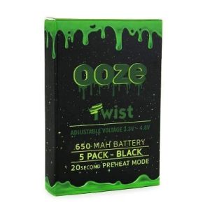 Ooze 650 Twist Battery - 5 Pack