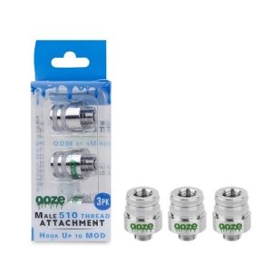 OOZE 3 PACK MALE 510 THREAD ATTACHMENT