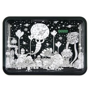 OOZE ROLLING TRAY - METAL - DYSTOPIA