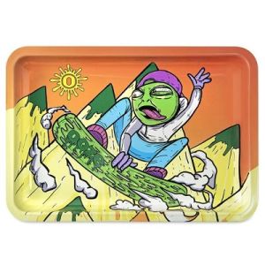 OOZE ROLLING TRAY - METAL - SLIME CARVER